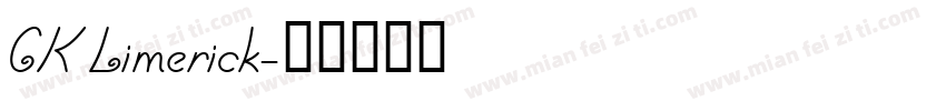 CK Limerick字体转换